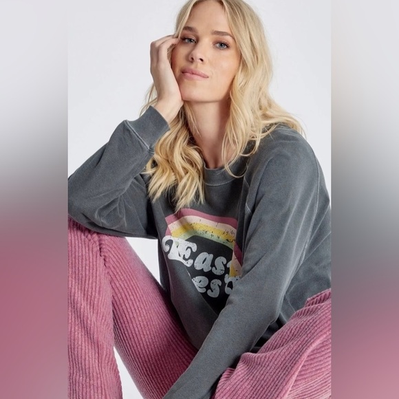 WILDFOX “Easy Does It”Sweatshirt. NWT.*LAST ONE Sz.Lg - Picture 1 of 7